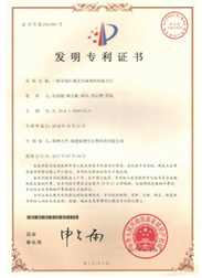 Bacillus patent certificate